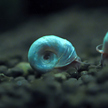 Blaue Posthornschnecke, Planorbella duryi var. blau